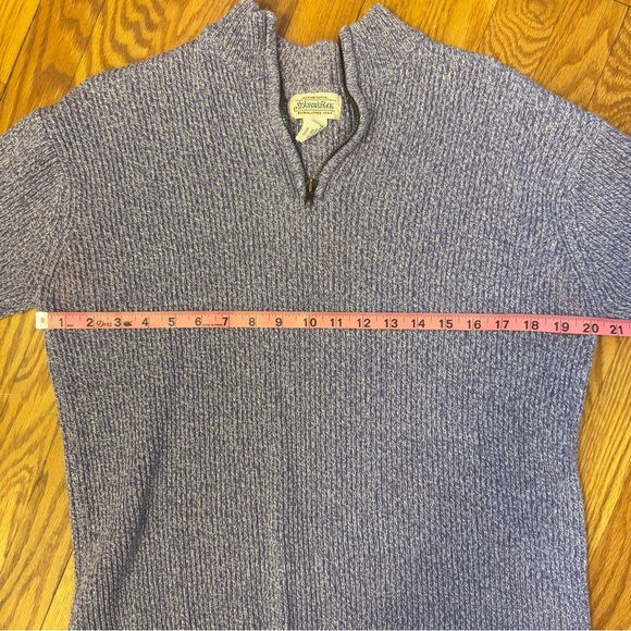St Johns Bay Men’s 1/4 Zip Pullover 100% Cotton Size Large - Picture 9 of 11